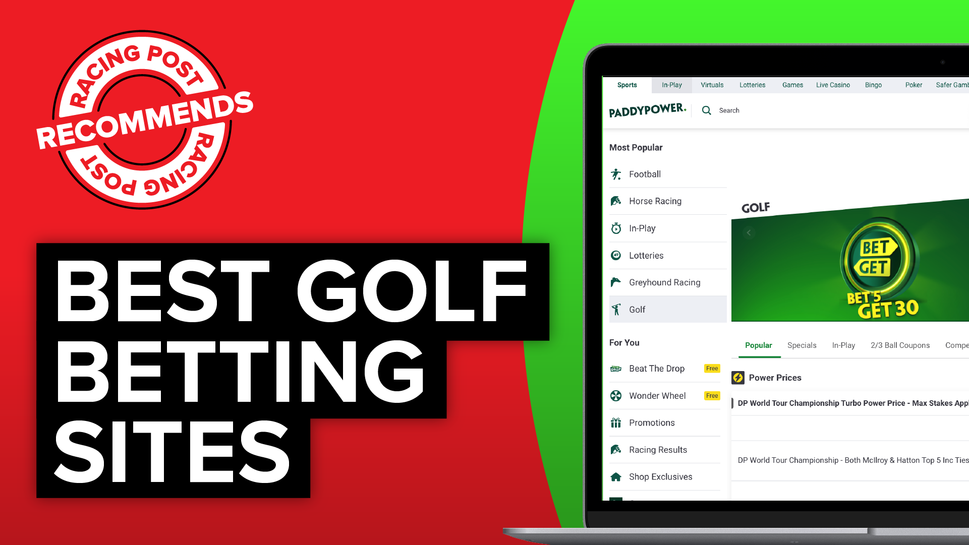 Best Golf Betting Sites